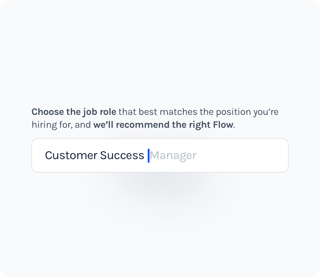 Job role matching
