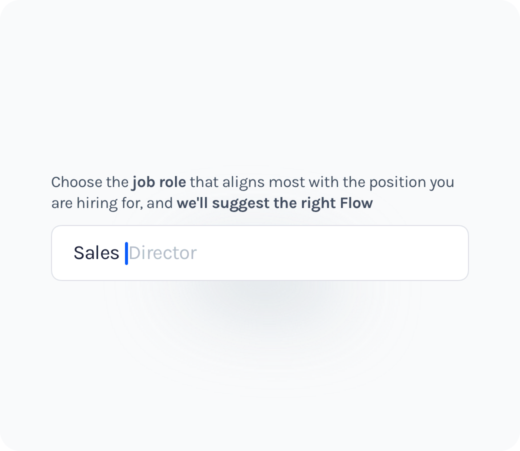 Job role matching