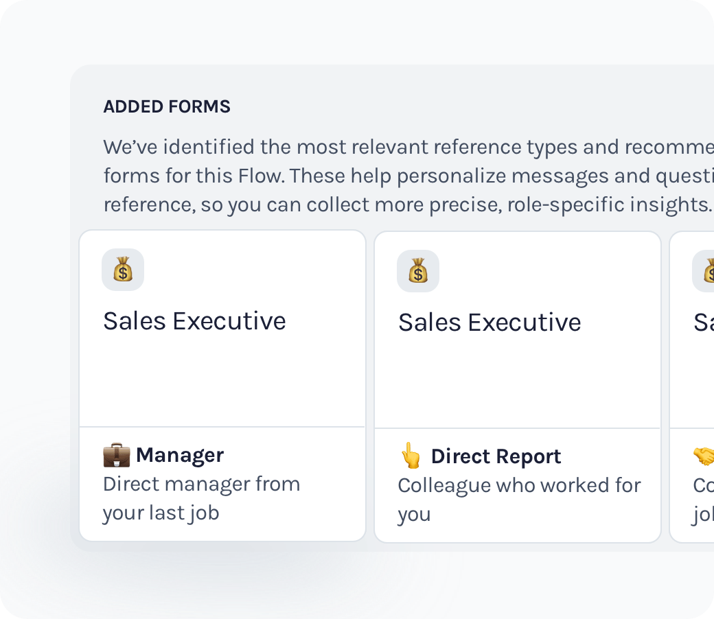 Suggested reference templates